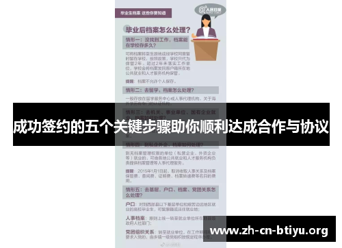 成功签约的五个关键步骤助你顺利达成合作与协议